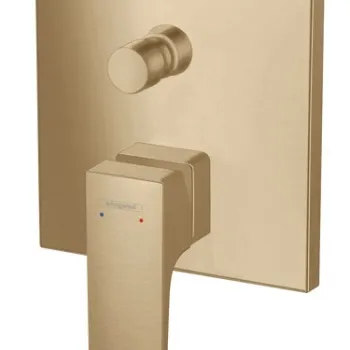 Baterie cada - dus Hansgrohe Metropol montaj incastrat necesita corp ingropat bronz periat imagine