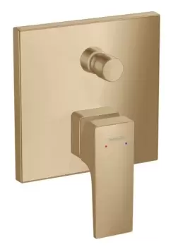 Baterie cada - dus Hansgrohe Metropol montaj incastrat necesita corp ingropat bronz periat imagine