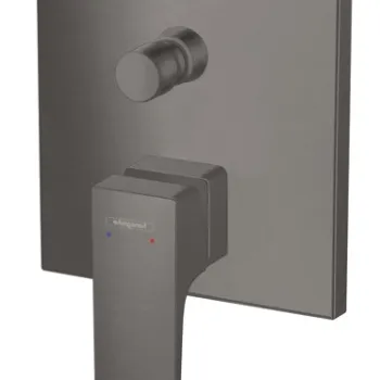 Baterie cada - dus Hansgrohe Metropol montaj incastrat necesita corp ingropat negru periat imagine