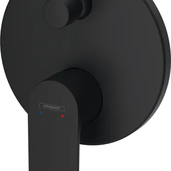 Baterie cada - dus Hansgrohe Rebris E montaj incastrat necesita corp ingropat negru mat imagine