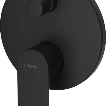 Baterie cada - dus Hansgrohe Rebris E montaj incastrat necesita corp ingropat negru mat imagine