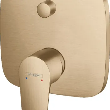 Baterie cada - dus Hansgrohe Talis E cu montaj incastrat necesita corp ingropat bronz periat imagine