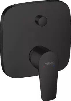 Baterie cada - dus Hansgrohe Talis E cu montaj incastrat necesita corp ingropat negru mat imagine