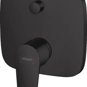 Baterie cada - dus Hansgrohe Talis E cu montaj incastrat necesita corp ingropat negru mat imagine