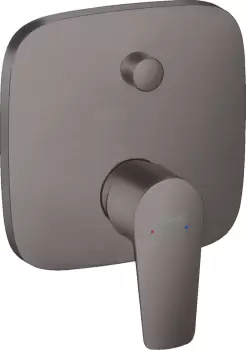 Baterie cada - dus Hansgrohe Talis E cu montaj incastrat necesita corp ingropat negru periat imagine