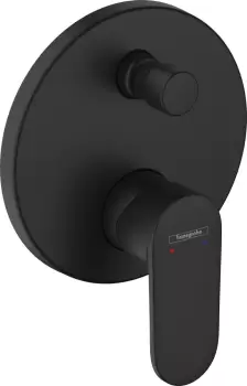 Baterie cada - dus Hansgrohe Vernis Blend montaj incastrat necesita corp ingropat negru mat imagine