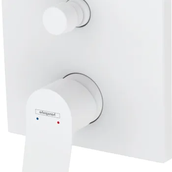 Baterie cada - dus Hansgrohe Vivenis montaj incastrat necesita corp ingropat alb mat imagine