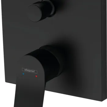 Baterie cada - dus Hansgrohe Vivenis montaj incastrat necesita corp ingropat negru mat imagine