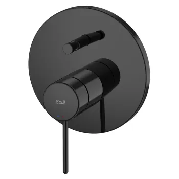 Baterie cada - dus Roca NU cu montaj incastrat maneta pin necesita corp incastrat Titanium Black imagine