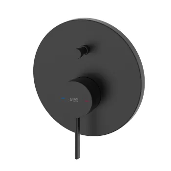Baterie cada - dus Roca Ona cu montaj incastrat necesita corp ingropat negru mat imagine