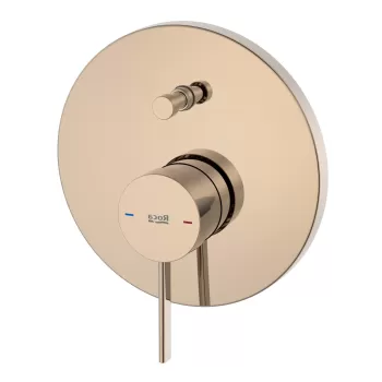 Baterie cada - dus Roca Ona cu montaj incastrat necesita corp ingropat rose gold imagine