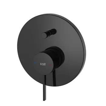 Baterie cada - dus Roca Ona cu montaj incastrat necesita corp ingropat titanium black imagine