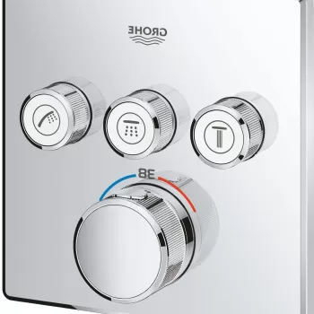 Baterie cada - dus termostatata Grohe Grohtherm SmartControl cu montaj incastrat necesita corp ingropat crom imagine