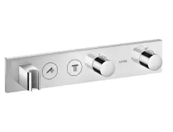 Baterie cada - dus termostatata Hansgrohe Axor Select 460x90 FixFit cu agatatoare de dus montaj incastrat necesita corp ingropat imagine