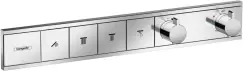 Baterie cada - dus termostatata Hansgrohe RainSelect cu 4 functii montaj incastrat necesita corp ingropat crom imagine