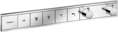 Baterie cada - dus termostatata Hansgrohe RainSelect cu 5 functii montaj incastrat necesita corp ingropat crom imagine