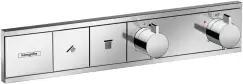 Baterie cada - dus termostatata Hansgrohe RainSelect cu montaj incastrat necesita corp ingropat crom imagine