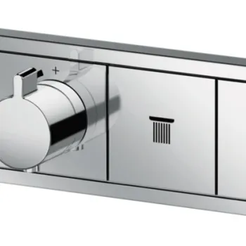 Baterie cada - dus termostatata Hansgrohe RainSelect cu montaj incastrat necesita corp ingropat crom imagine
