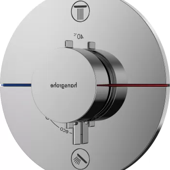 Baterie cada - dus termostatata Hansgrohe ShowerSelect Comfort S cu montaj incastrat necesita corp ingropat crom imagine