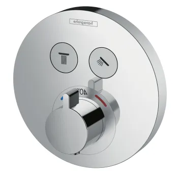 Baterie cada - dus termostatata Hansgrohe ShowerSelect S cu montaj incastrat necesita corp ingropat imagine