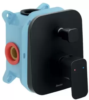 Baterie cada - dus termostatata Ravak Concept 10? TD F 065.20 cu montaj incastrat necesita corp R-Box black imagine
