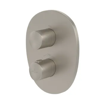 Baterie cada - dus termostatata Villeroy & Boch Antao cu montaj incastrat  necesita corp ingropat  nichel periat imagine