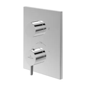 Baterie cada - dus termostatata Villeroy & Boch Conum cu montaj incastrat  necesita corp ingropat  crom imagine