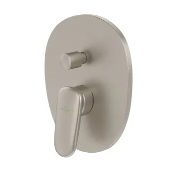 Baterie cada - dus Villeroy & Boch Antao cu montaj incastrat  necesita corp ingropat Vi-Box  nichel periat imagine