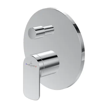 Baterie cada - dus Villeroy & Boch O.Novo cu montaj incastrat  necesita corp ingropat Vi-Box  crom imagine