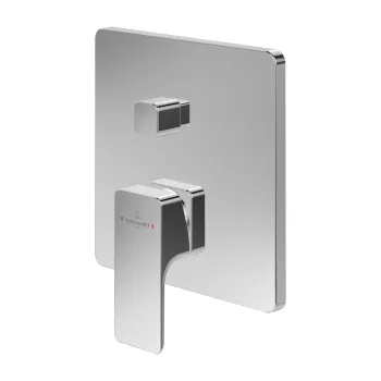 Baterie cada - dus Villeroy & Boch Subway 3.0 cu montaj incastrat  necesita corp ingropat  crom imagine