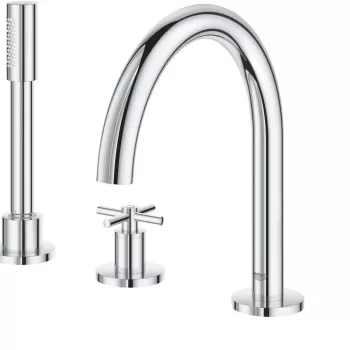 Baterie cada Grohe Atrio din 5 elemente montare pe cada necesita corp ingropat crom imagine