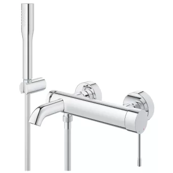 Baterie cada Grohe Essence cu set de dus crom imagine