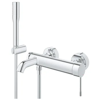 Baterie cada Grohe Essence cu set de dus  crom imagine