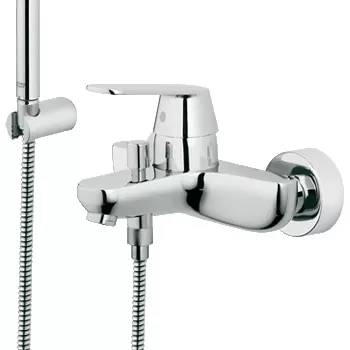 Baterie cada Grohe Eurosmart Cosmopolitan cu para furtun si agatatoare de dus imagine