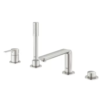 Baterie cada Grohe Lineare din 4 elemente montare pe cada necesita corp incastrat supersteel imagine