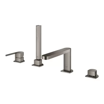 Baterie cada Grohe Plus din 4 elemente montare pe cada brushed hard graphite imagine