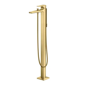 Baterie cada Hansgrohe Metropol de pardoseala fara ventil necesita corp ingropat gold optic lustruit imagine