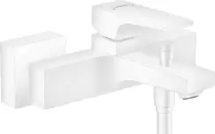 Baterie cada Hansgrohe Metropol proiectie 18cm alb mat imagine