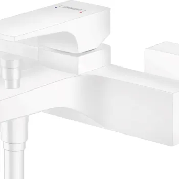 Baterie cada Hansgrohe Metropol proiectie 18cm alb mat imagine