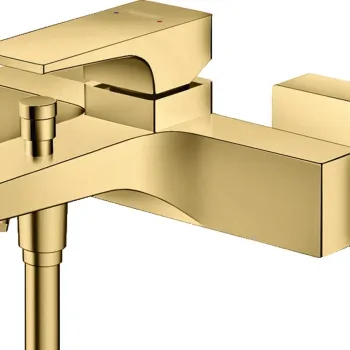 Baterie cada Hansgrohe Metropol proiectie 18cm gold optic lustruit imagine
