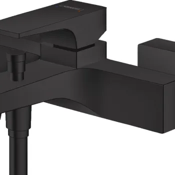 Baterie cada Hansgrohe Metropol proiectie 18cm negru mat imagine