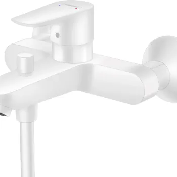 Baterie cada Hansgrohe Talis E alb mat imagine