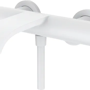 Baterie cada Hansgrohe Vivenis alb mat imagine