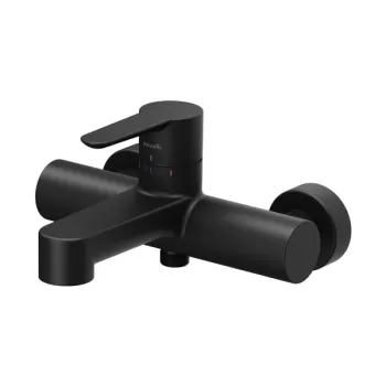 Baterie cada Ravak Puri Black PU 022.20 150mm negru mat imagine