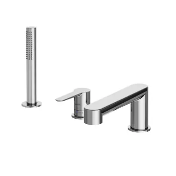 Baterie cada Ravak Puri PU 026.00 cu 3 elemente montare pe cada crom imagine