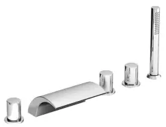Baterie cada Ravak WF 025.00 tip cascada din 5 elemente montaj pe cada imagine