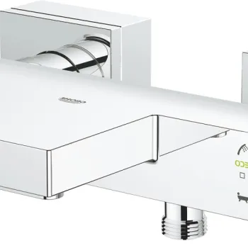 Baterie cada termostatata Grohe Grohtherm Cube  crom imagine