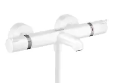 Baterie cada termostatata Hansgrohe Ecostat Comfort alb mat imagine