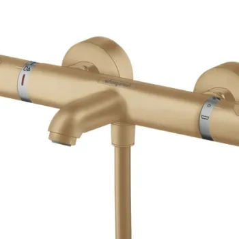 Baterie cada termostatata Hansgrohe Ecostat Comfort bronz periat imagine