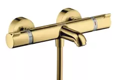 Baterie cada termostatata Hansgrohe Ecostat Comfort gold optic lustruit imagine